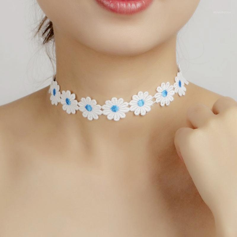 

Flower Choker Decorative Fashion Flower Lace Necklace Choker Necklace for Women Girls Sexy Clavicle Accessories1