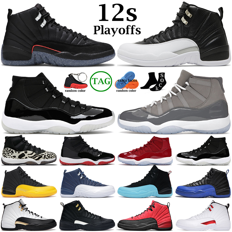 

mens basketball shoes 12s 12 Playoffs Royalty Taxi Utility Grind University Gold 11s Cool Grey Bred Concord Legend blue Bright Citrus 11 men women sneakers, 47