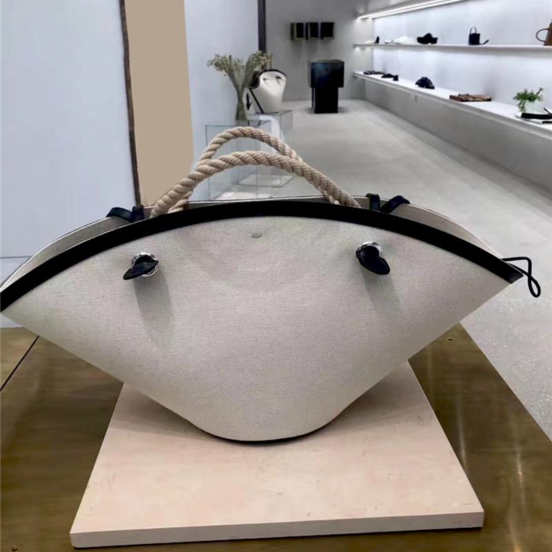 

2020 Women's Fashion Trend Fan-shaped Handbag Quality PU Leather Tote Bag Large Capacity Shell Bag Shopping New Arrival, Other
