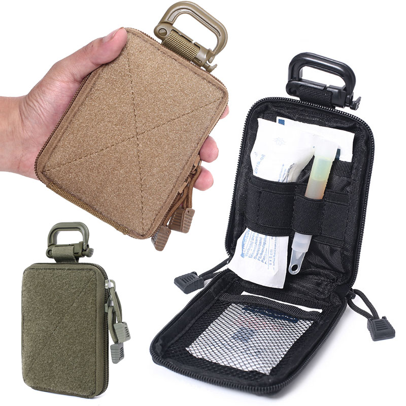 

Outdoor Sports Airsoft Gear Molle Assault Combat Hiking Bag Accessory Camouflage Kit Pack Tactical Medical Pouch NO11-762, Multi-color