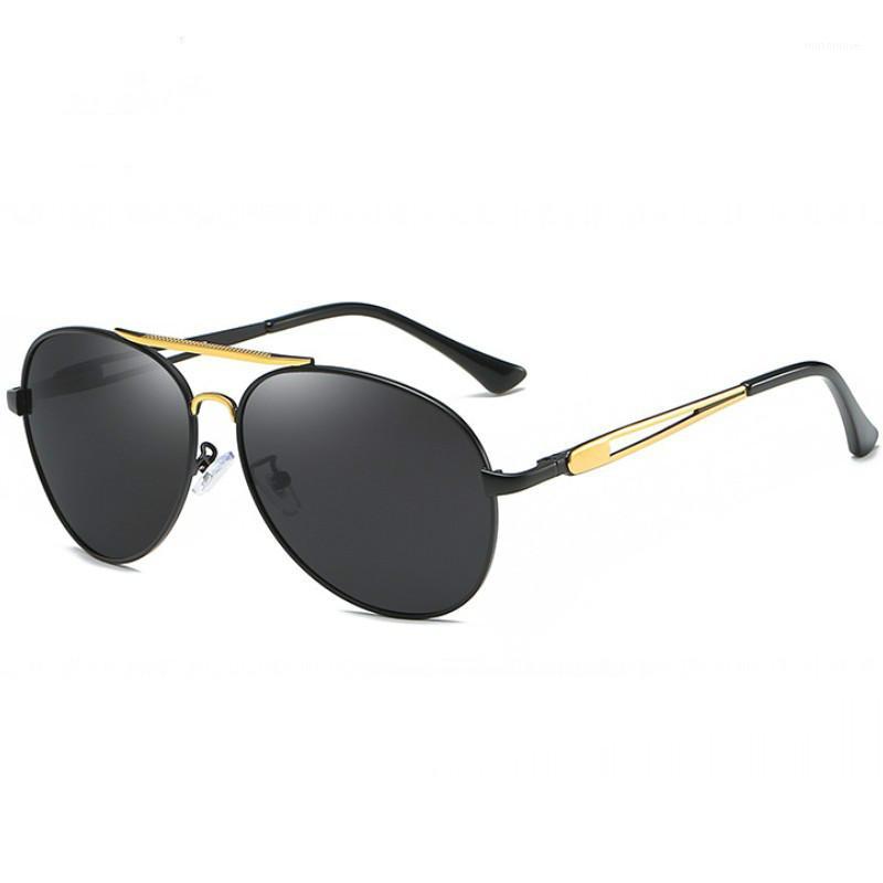 

2020 New Fashion Luxury Polarized Sunglasses Men's Retro Alloy Driving Shade Men's Sunglasses Round UV4001