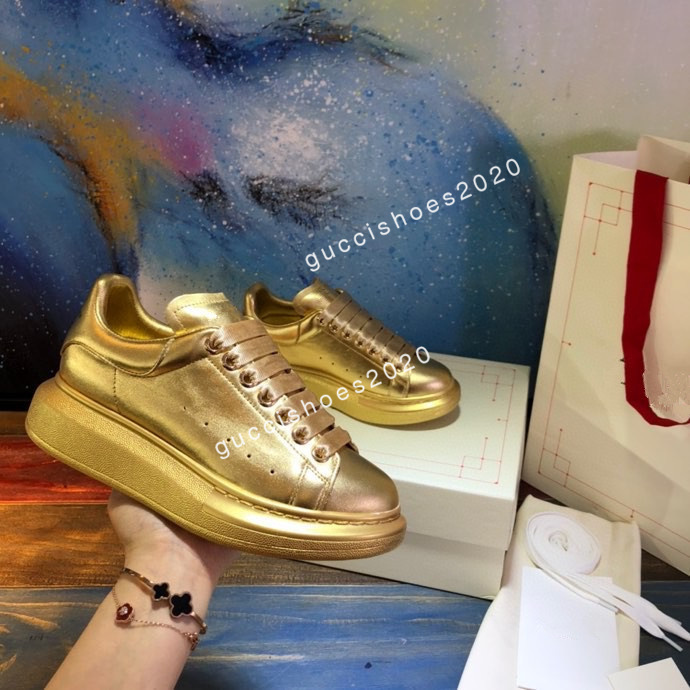 

2022 Top Quality Women Luxurys Designers Shoes White Printed Calf Leather Casual Shoe Trainers Pink Blue size35-46, 07