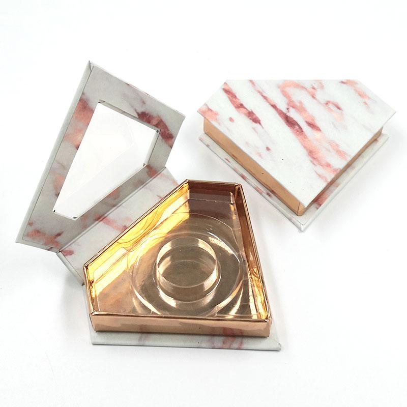 

Wholesale Eyelash Packaging Box Lash Boxes Package Custom Makeup Magnetic Book Style Holder Faux Cils Storage Case Vendors