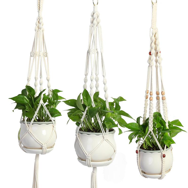 

new arrival macrame plant hanger flower hanger pot hanging plant for indoor balcony