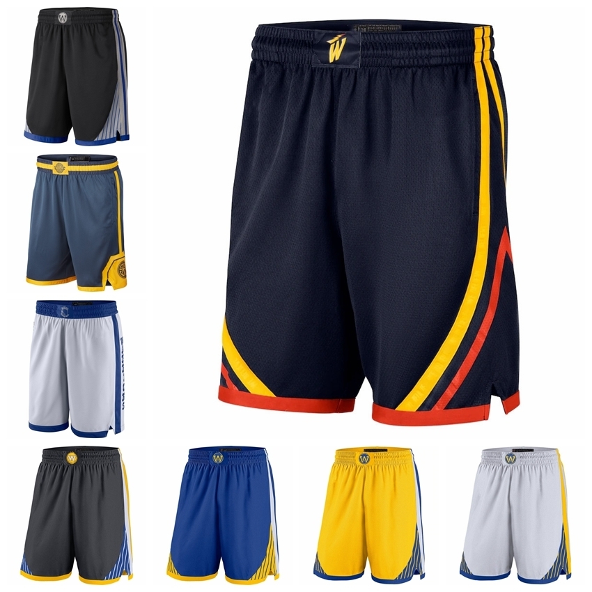 

's Golden's State's Warriors's Men 2020/21 City Swingman Pants Edition Performance NBA's Basketball Shorts