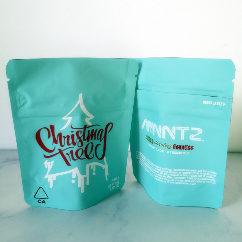

7G 28G 3 5G Cookis mylar bags smell proof Package The SOAP MINNTZ GRANDIFLORA White runtz Big Apple Christmas Tree Packaging