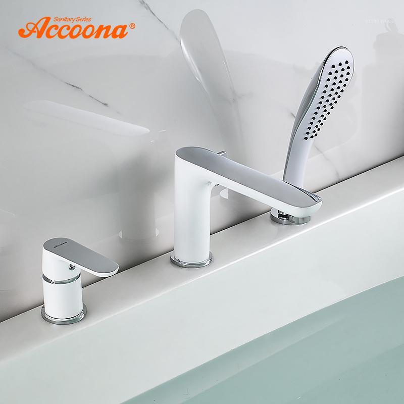 

Accoona Bathtub Faucet Waterfall Faucet Bath Tub Mixer Deck Mounted Tub Split Body Bathroom Faucets Mixer Robinet Baig A65191