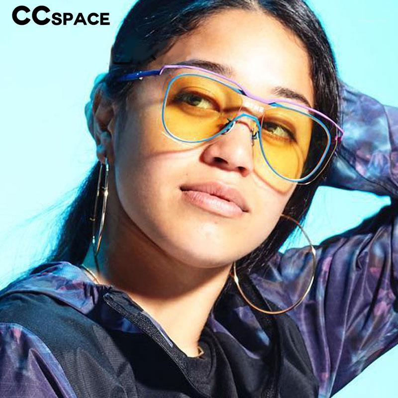 

46522 One Lens Big Frame Sunglasses Men Women Fashion Shades UV400 Vintage Glasses1