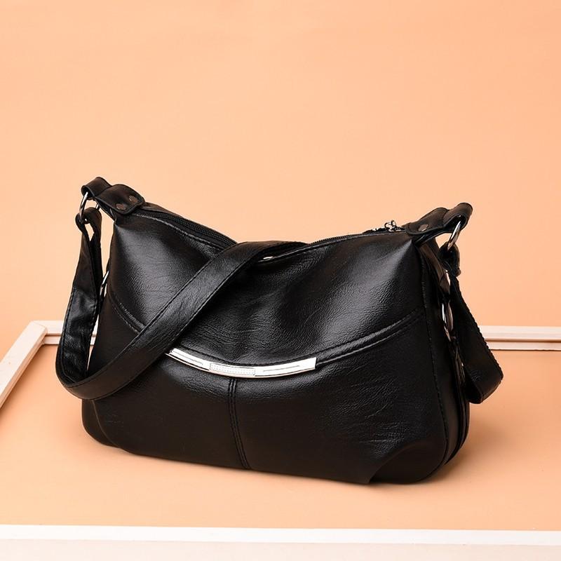 

New style women's bag fashion trend messenger bag, Black