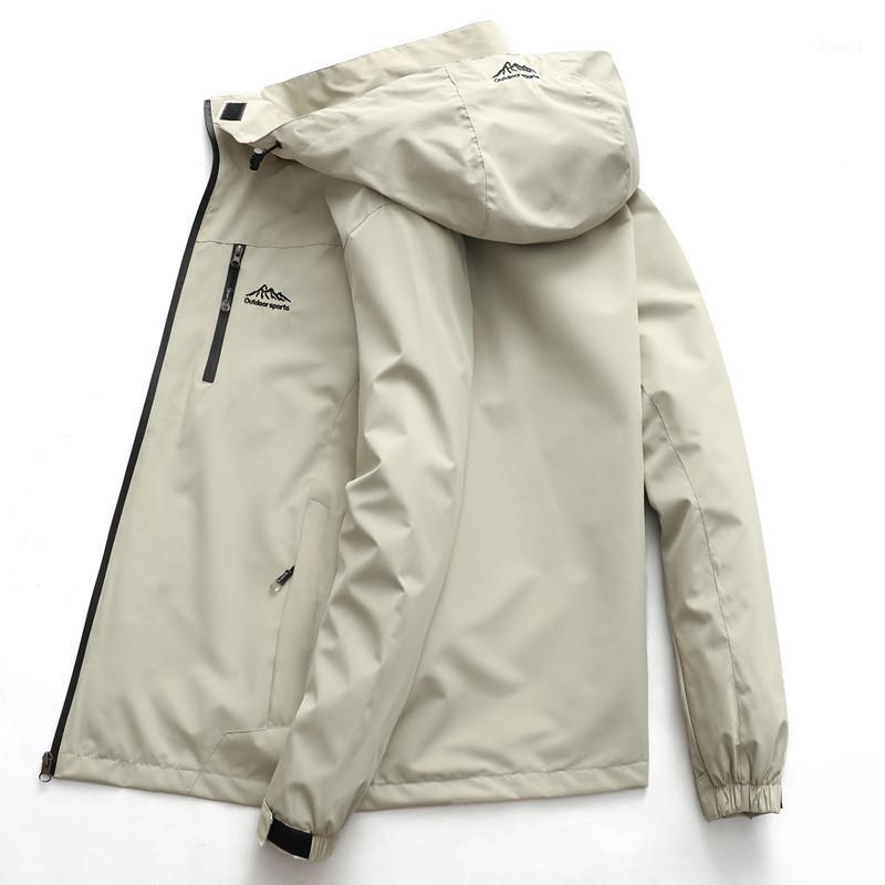 

Hiking jackets Spring Autumn Men Women windproof waterproof Thin hooded coats Outdoor Camping Climbing fishing sport Windbreaker1, Men black