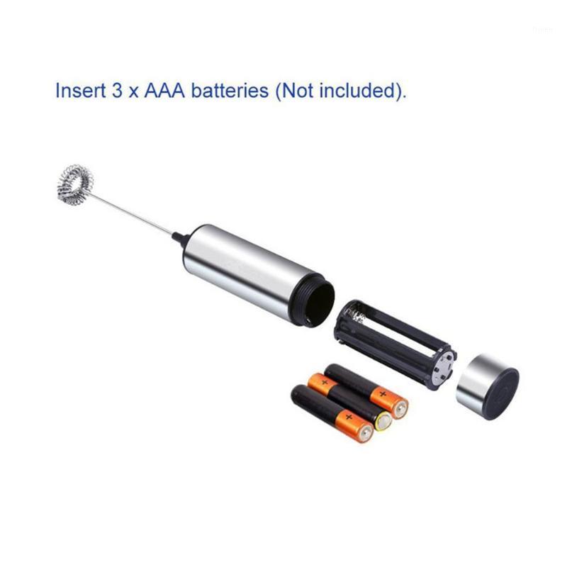 

Electric Milk Frother Whisk Head Fancy Coffee Frother Milk Blender Stainless Steel Strong Horsepower Double Spring Cn(origin) CE1