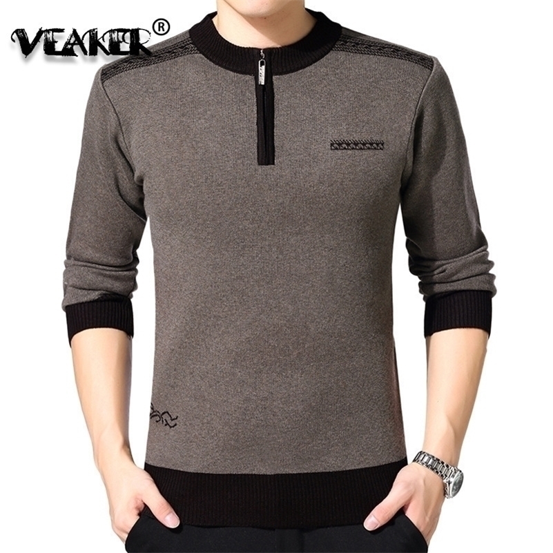 

Mens sweaters for Autumn Winter Thick Warm Sweaters O-Neck Wool Sweater Male Knitted Cashmere Pullover Tops Plus Size M-3XL 201201