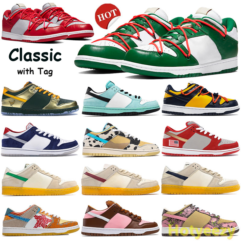

Tag Low Basketball Shoes University Red Pine Green white Men Women Sneakers black clear jade Nasty Boys what the classic Trainers, 15.spectrum