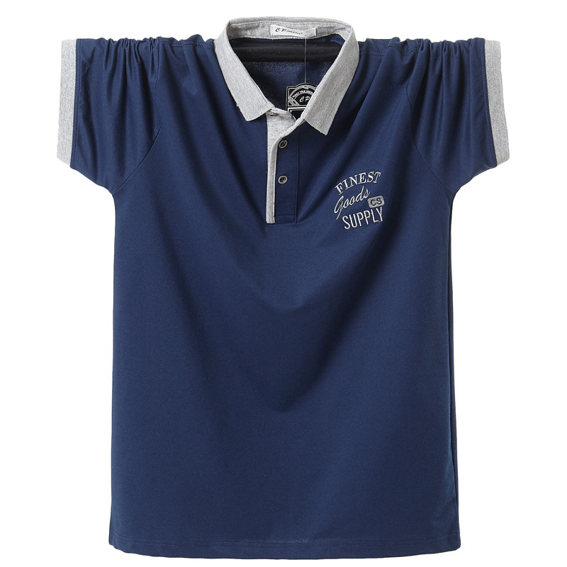 

6xl Men's Fashions Short-sleeve Polo Shirts Summer Cultivate Morality Solid Lapels Shirt with Solapa # Rt- Ur3d2020, Orange