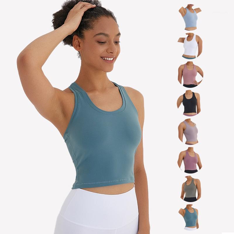 

Sleeveless Yoga Vest Backless Sport Singlet Women Athletic Fitness Sport Tank Tops Gym Running Training Yoga Shirts Sportswear1, Moon blue