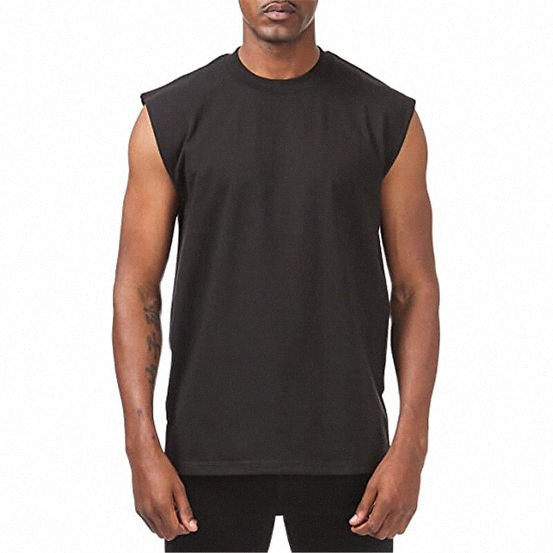 Men's T shirt Solid Color Crew Neck Casual Daily Sleeveless Tops Lightweight Fashion Big and Tall Sports White Black Gray y1fV#