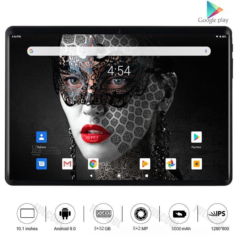

Global Dual SIM 4G LTE 10 Inch tablet pc 5G WiFi 3GB RAM 32GB ROM Android 9.0 Octa-Core 5MP Bluetooth GPS 1280*800 IPS Screen1
