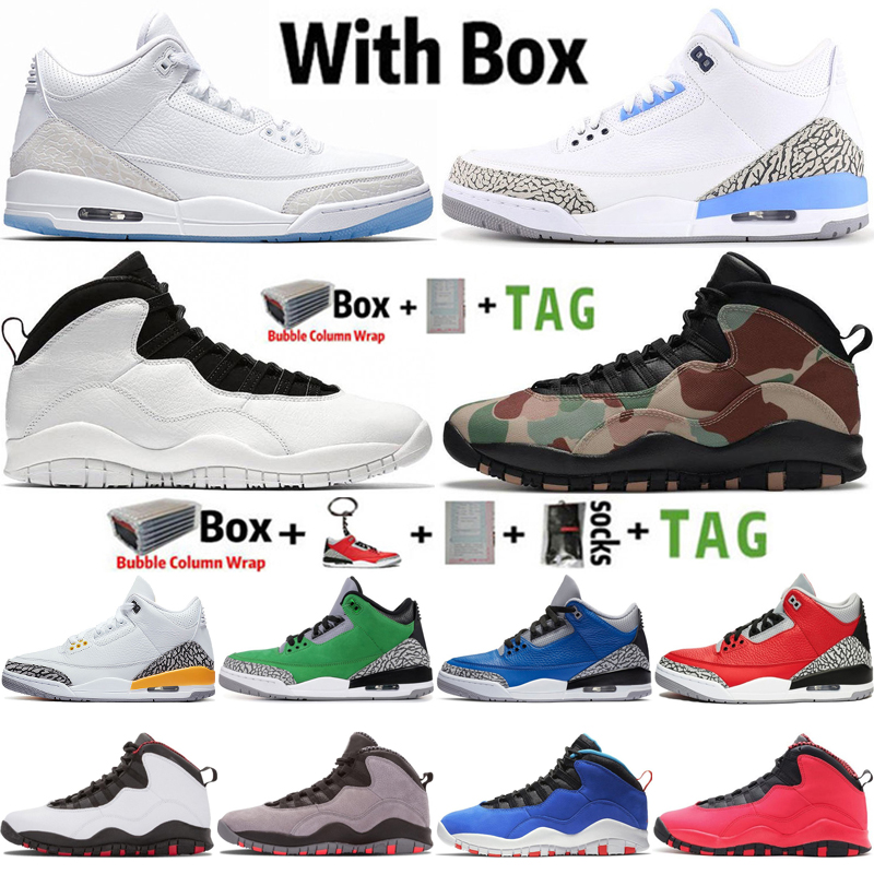 

2021 With Box Jumpman 3 OG 3s UNC Tinker Katrina Mens Basketball Shoes 10 10s Woodland Camo Chicago Cement Trainers Sports Sneakers Size 13