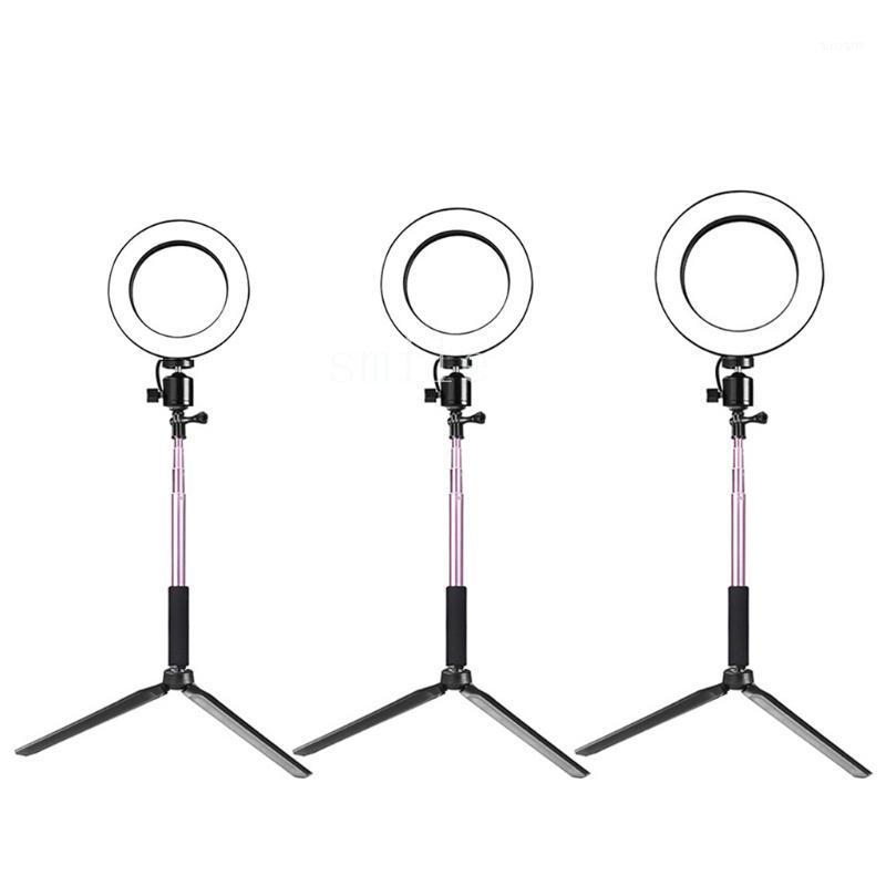 

14.5cm/16cm/20cm Video Light Dimmable LED Selfie Ring Light Photography with Tripod Stand Live Broadcast for Youtube Tikto1