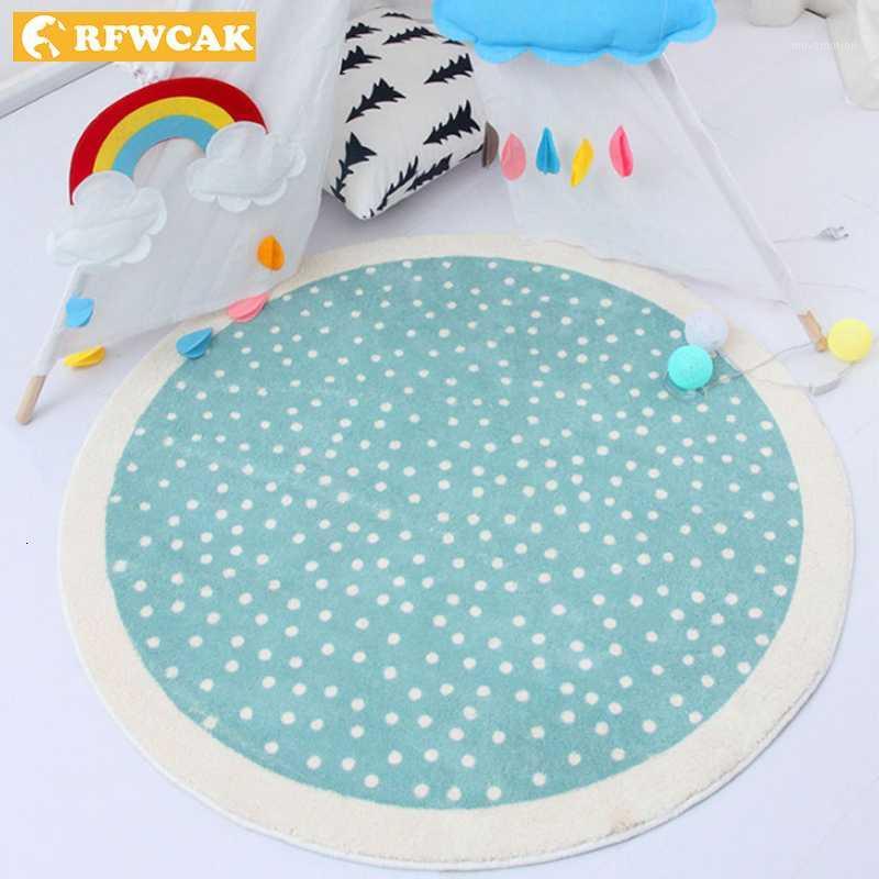 

Round Nodic Carpet For Living Room Home Kids Bedroom Rugs And Carpets Computer Chair Area Rug Children Play Mat Tapete Para Sala1, Yellow
