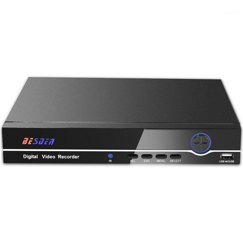 

BESDER H.265 25CH 5MP /8CH 4K CCTV NVR Max 4K Output ONVIF P2P Security Network Video Recorder H.265 1CH Audio I/O 1*SATA Port1