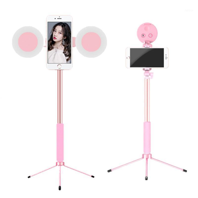 

Bluetooth 1.7M Selfie Stick Tripod With LED Ring Fill Light Phone Stand monopod 360 Rotation For Smart phone Mobile Photo1