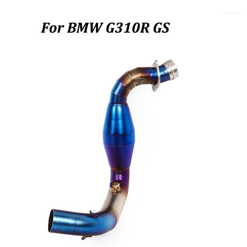

Motorcycle Exhaust System For G310R GS Middle Connection Stainless Steel Link Pipe Slip On Moto Tail Pipe1