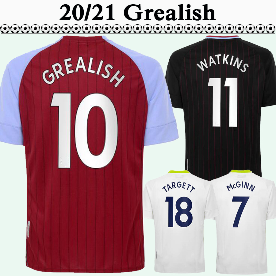 

20 21 GREALISH McGINN Mens Soccer Jerseys B.Traore WESLEY EL GHAZI WATKINS ENGELS DOUGLAS LUIZ Home Away 3rd Football Shirt Unifor, Qm706 2021 home premie. leagu. patch