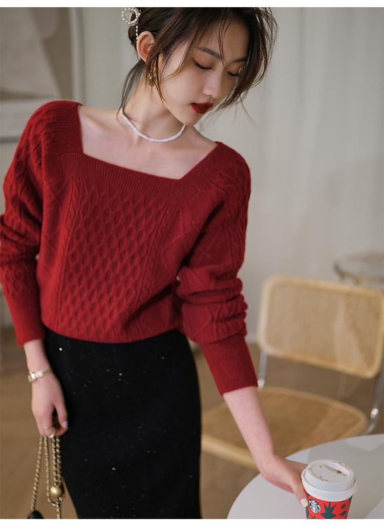 

Turtleneck Sweaters Autumn Winter 2021 Pull Jumpers European Casual Twist Warm Sweaters white, Black