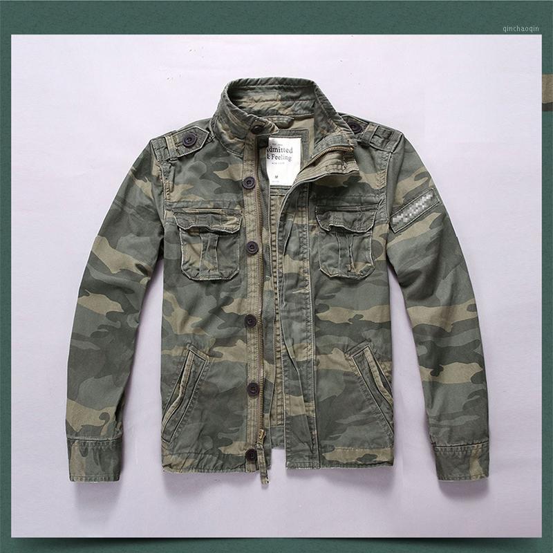 

Autumn And Winter Men Clothing Cotton Camouflage Tactical Jacket High Quality Outdoor Camping Hiking Jacket -XXL Size1, Dark armygreen