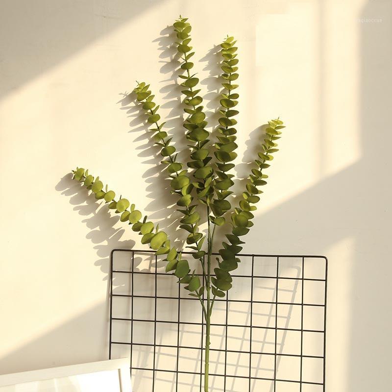 

1Pcs Artificial Plastic Eucalyptus Tree Branch for Wedding Decoration Flower Leaves Plant for Living Room Home Decoration1, Light green