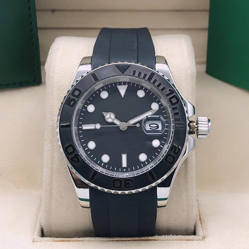 

Best selling high quality classic men's 40mm tape watch men folding buckle watch automatic mechanical men's sports waterproof watch, Champagne