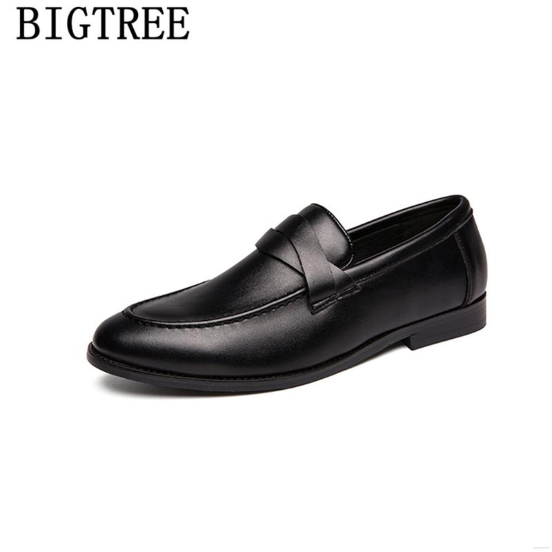 

Italian Mens Dress Shoes Coiffeur Designer Shoes for Men Formal Slip Dress Fashion Loafers Men Leather Brown Zapatos, Black