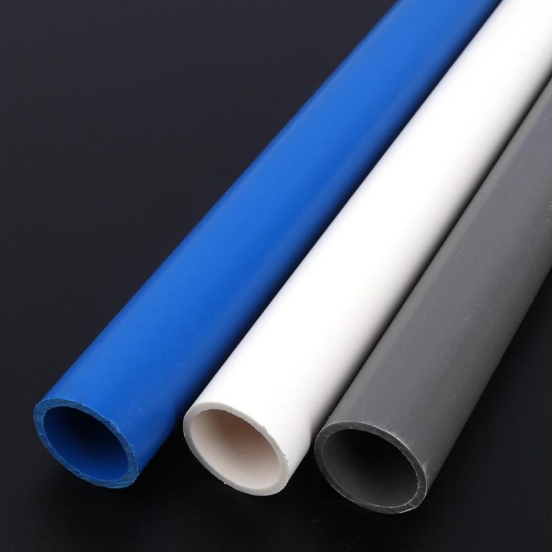 

4pcs/lot O.D 20 25mm PVC Pipe Length 50cm(19") Home Garden Irrigation Aquarium Tank Water Drinking Fountain PVC Tube 3 Colors, Gray pvc pipe