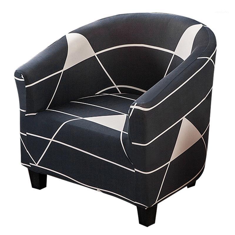

Hotel Chair Slipcover Armchair Covers Furniture Protector Living Room Home Geometric Pattern All Inclusive Stretch Removable1