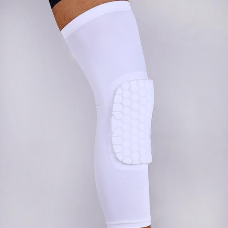 

1pc Basketball Kneepad Longer Breathable Knee Guard Honeycomb Bumper Sports Protective Knee Pads Cycling Brace Support