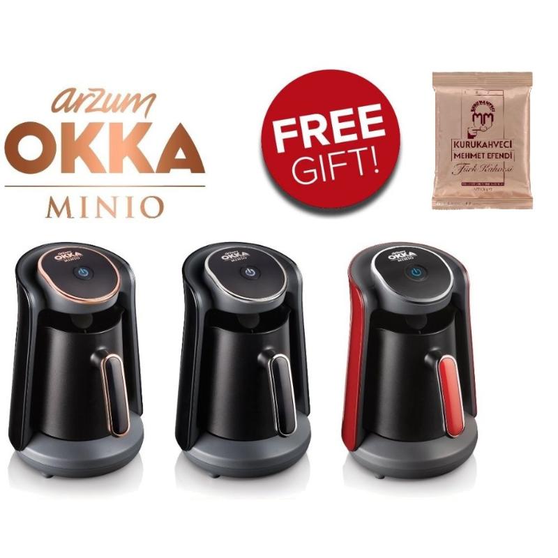 

Automatic Turkish Coffee Maker 4 Cups 300ml Cordless Electric Coffee Arzum OK004 Okka Minio 480W (TURKISH IS OUR GIFT