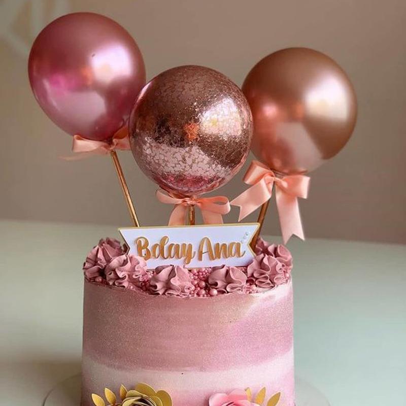 

Balloon cake topper for birthday party decoration wedding supplies Rhinestone Number Cake Toppers baby shower cupcake decor