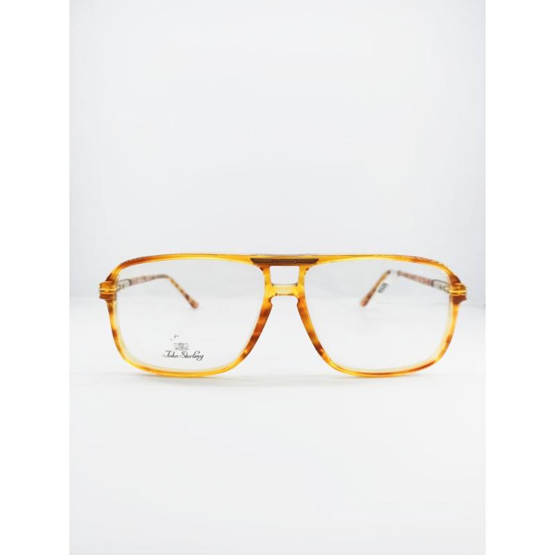 

Vintage big square eyeglasses frame, Honey bubble square glasses frame, John sterling prescription eyewear