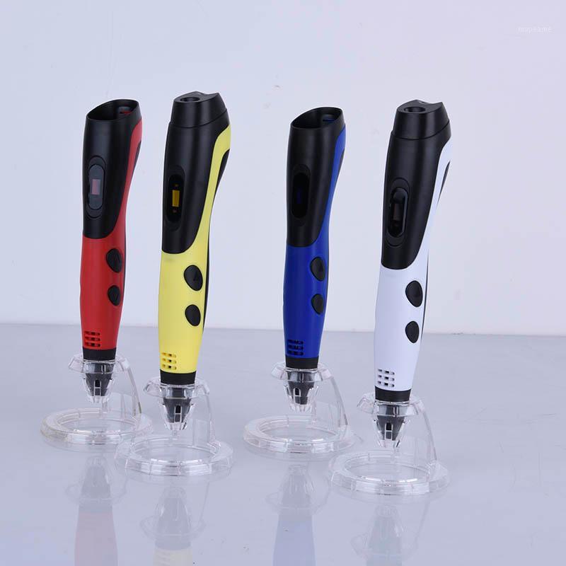 

new 3D Printer Pen With Oled Screen Display 3D Painting Adjustable Speed Button Pen 6 Generation Pens For Kids Drawing1