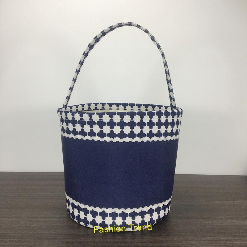 

30pcs/lot New Arrival Fashionable 2 Colors Creative Easter Bucket Big Capacity Easter Gift Bag