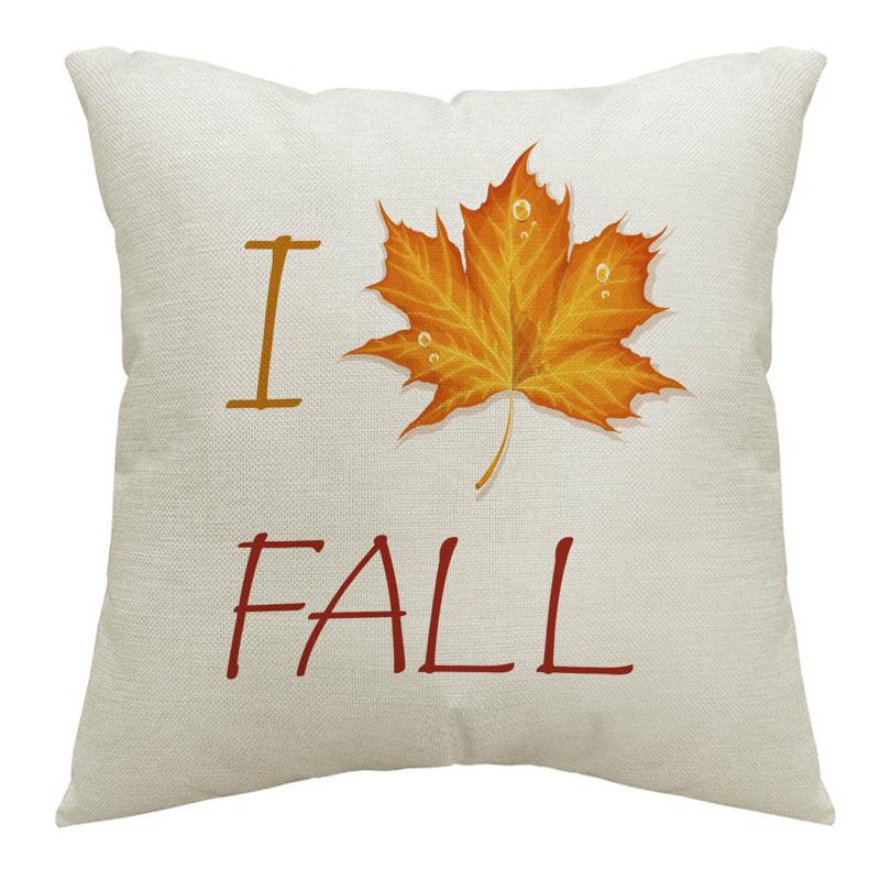 

Pillowcases Halloween Pumpkin Cushion Cover Square Pillow Case Thanksgiving Day Decor Sanw Funda Cojin Housse de Coussin Cojines