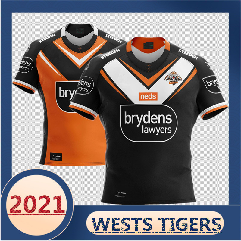 

2020/2021 WESTS TIGERS RUGBY HOME AND AWAY JERSEY Size:S-5XL (Print custom name and number)The quality is perfect. Free Delivery, Black