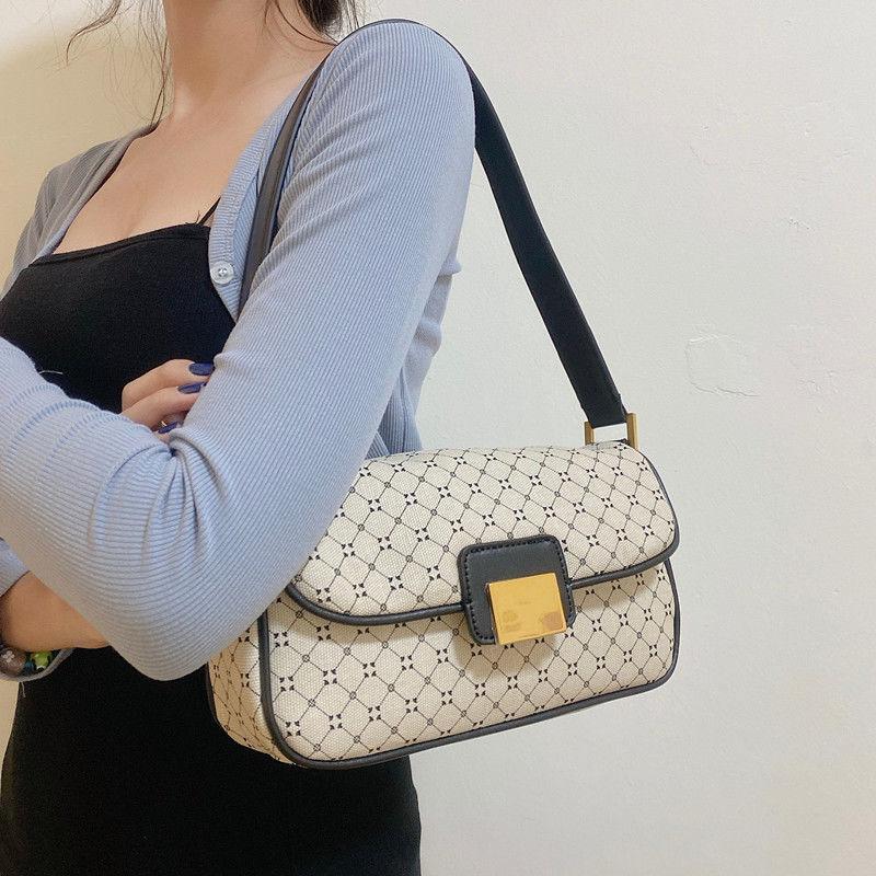 

Bag Women Baguette Bag Leather Hot Light Women For Female Elegant Vintage Folds Handbag Retro Hobos Single Shoulder Purse, Beige