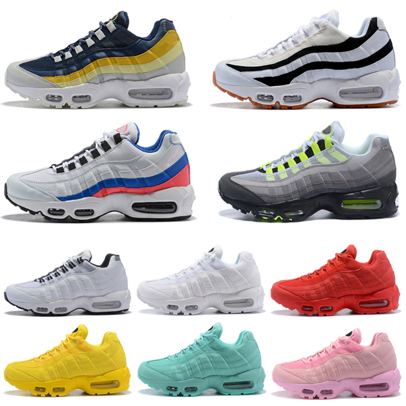 

2021 Cheap Men Women Sports shoes Laser Fuchsia yellow pink all black white Mens Top Trainers Sneakers Running Athletic shoes 36-45, White;red