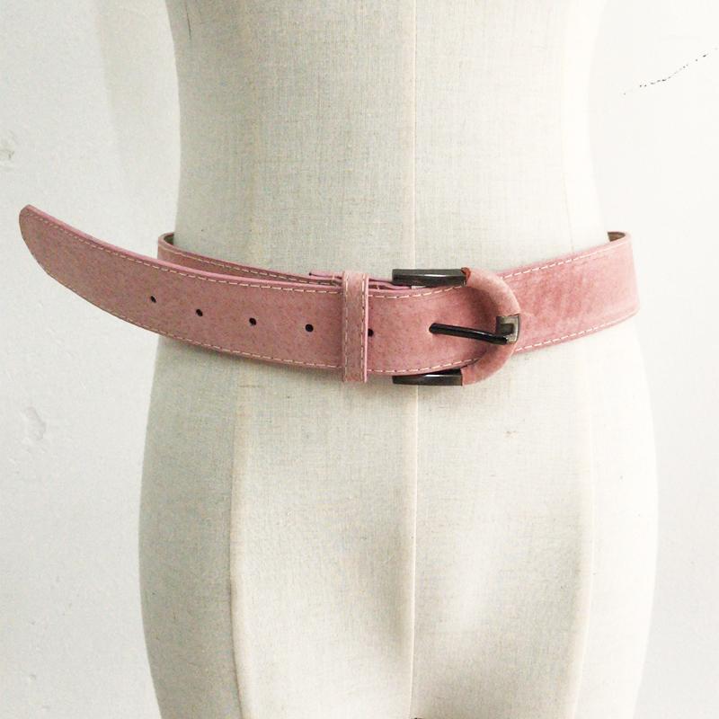 

2020 New Women Punk Genuine Leather Waist Belt Casual Travel Pants Jeans Dress Belt Bondage Straps Accessories1, Pink