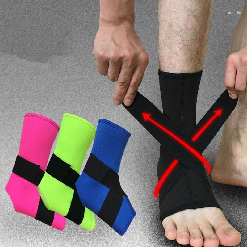 

1PCS Football Basketball Ankle Support Breathable Ankle Brace Protector Elastic Pad Safety Brace Sport Guard1, Black