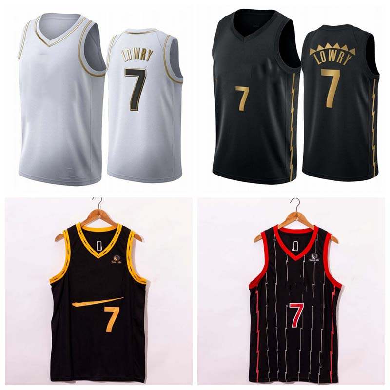 

Men Toronto Raptors Kyle Lowry A basketball jersey for a core player;Swing players sew and embroider basketball jerseys, Black;red