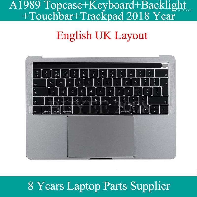

Original New Grey A1989 Topcase 2020 For Pro Retina 13" A1989 UK Keyboard Backlight Trackpad Touchpad Top Case Touchbar1
