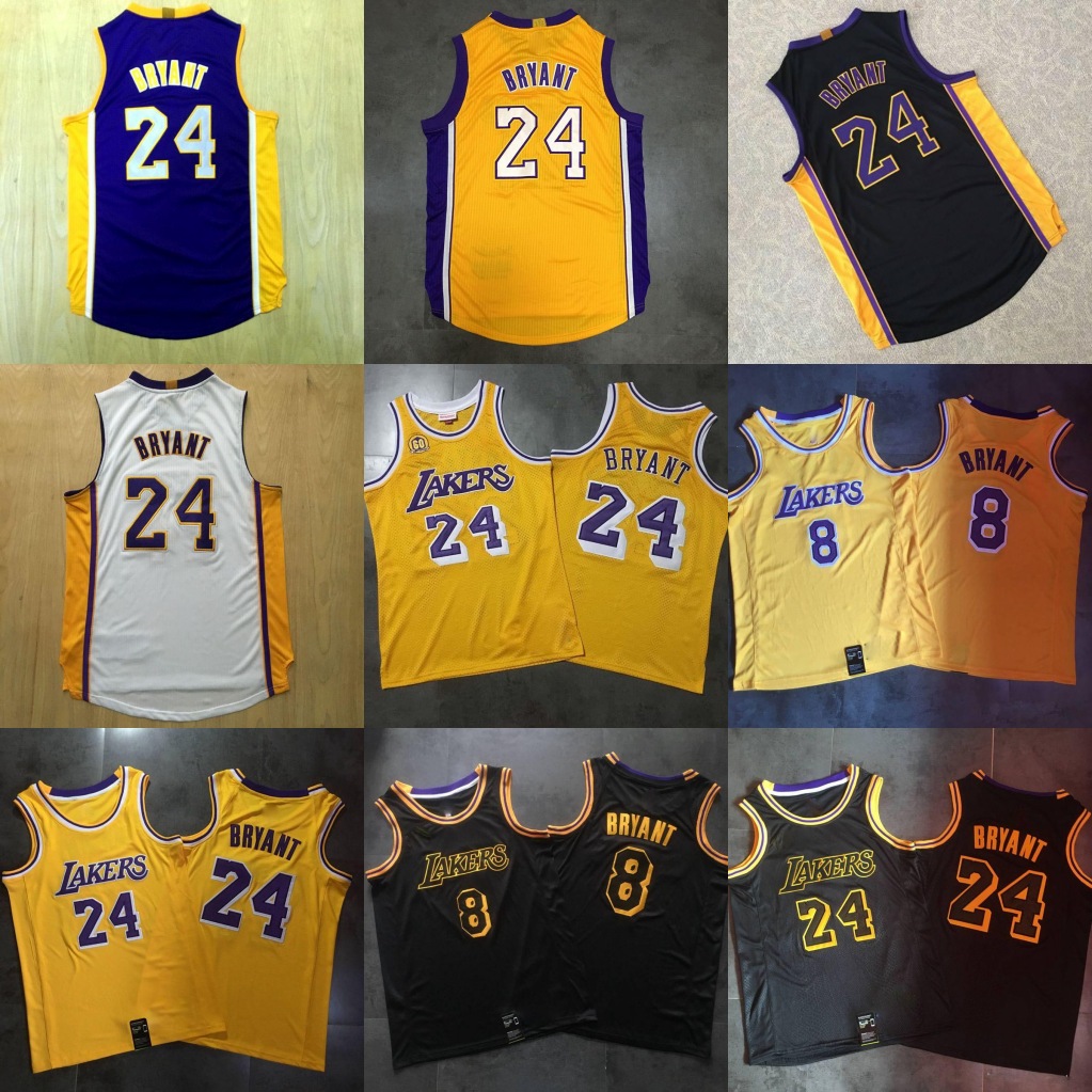 

Los Angeles Lakers Kobe Bryant Men Icon NBA 2020 Basketball Jersey, Black